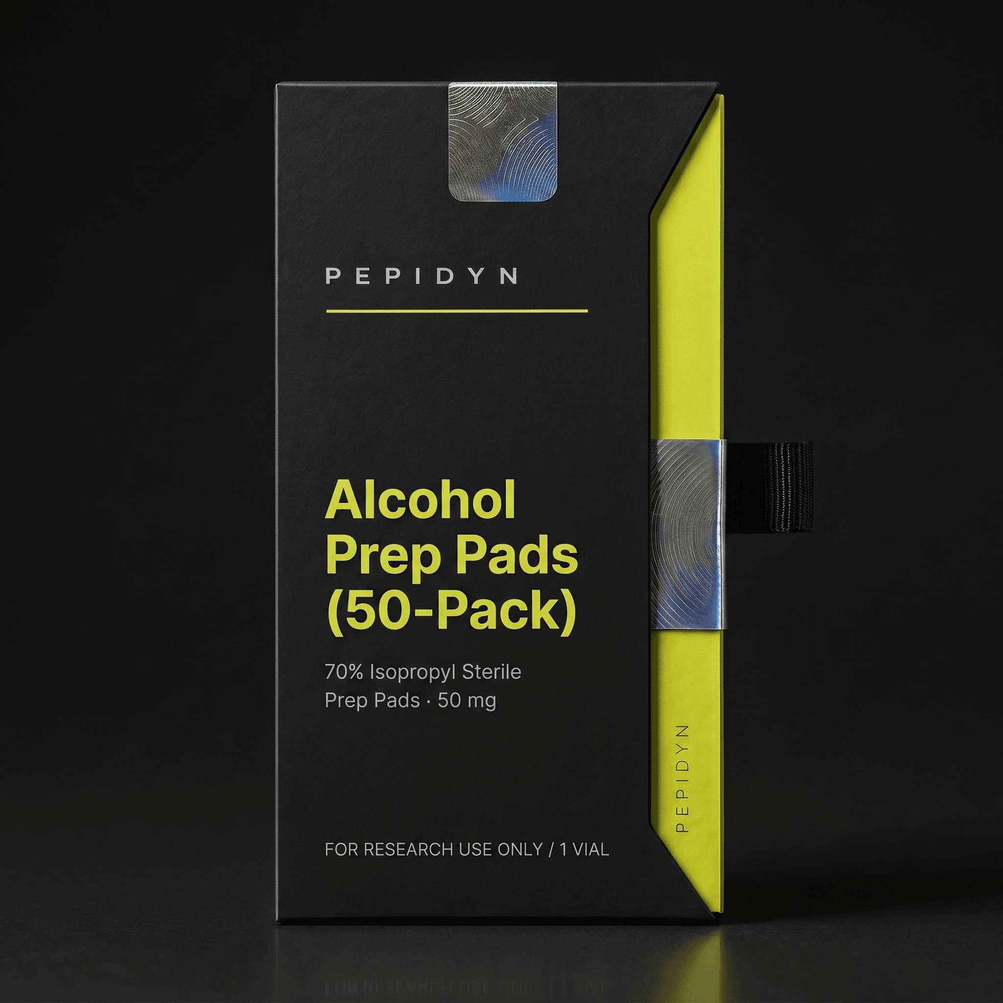 Alcohol Prep Pads (50-Pack) — 70% Isopropyl Sterile Prep Pads